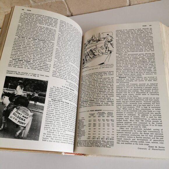 1974 Year Book Encyclopedia Vintage Birthday Gift Annual Recap Grolier Gen X - Picture 9 of 9